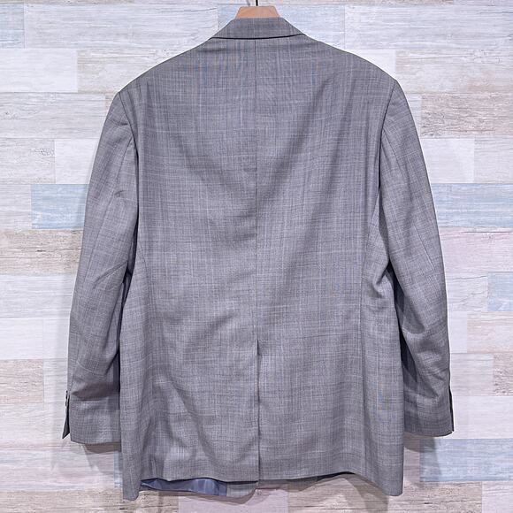 RRL Ralph Lauren Wool Glen Check Suit Gray 2 Button Mens 46R x Pleated Pants - Picture 6 of 12